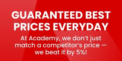 Academy Price Match